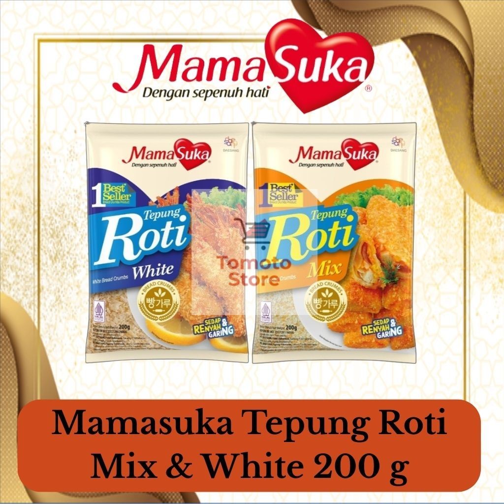 

✨ TOMOTOSTORE ✨ MAMASUKA Tepung Roti Mix / White