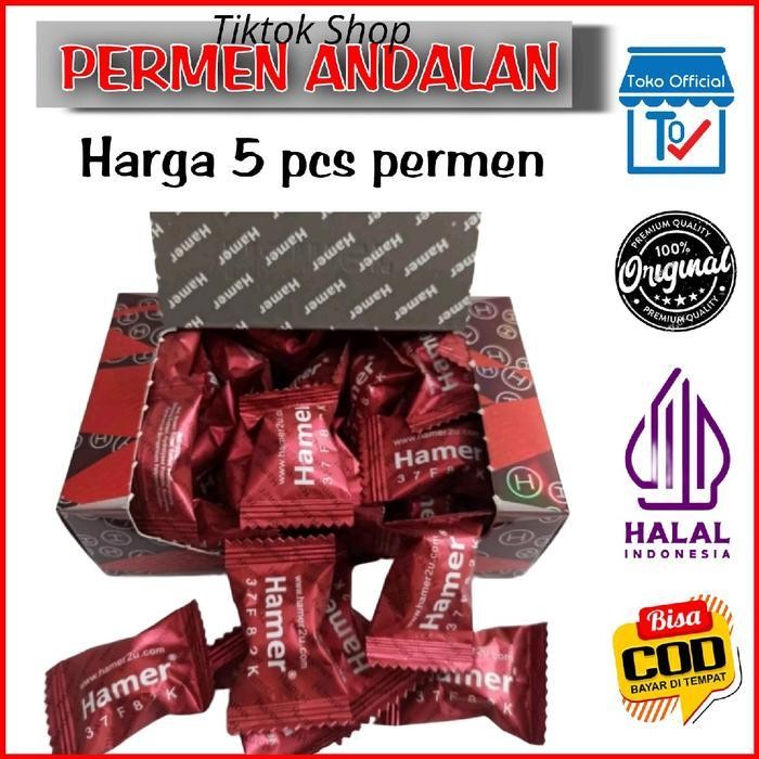 

EKSLUSIF 5 pcs permen coffe hamer candy gingseng