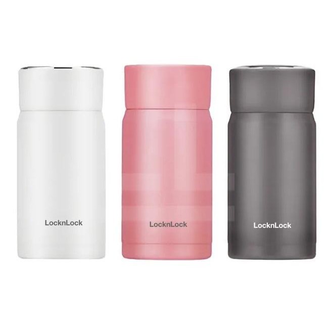 [[Promo]] Lock n Lock Point Screw Tumbler 200 ml / 260 ml - Termos Panas Dingin - 200 ml, Pink