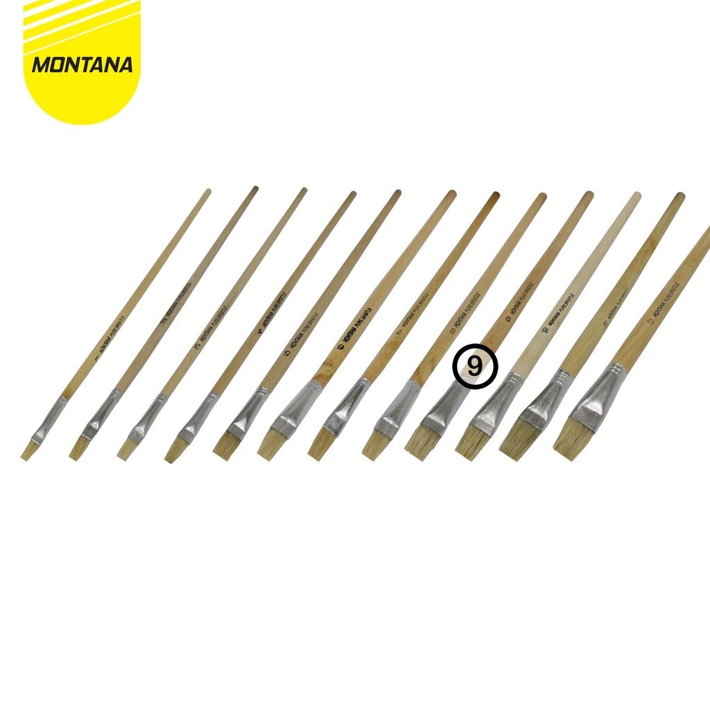 

(1Pcs) Montana BRW-9 Kuas Cat Air / Brush / Kuas Lukis / Kuas Acrylic