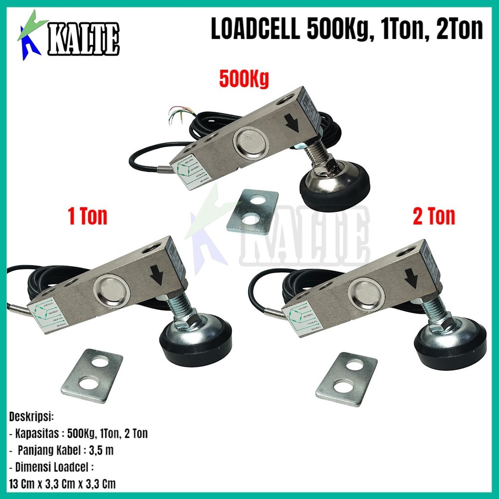 Loadcell 2 Ton 1Ton 500Kg Load Cell 2000kg 1000Kg 500Kg Timbangan Digital 2ton 1Ton
