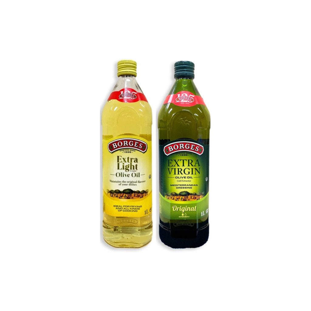 

BORGES Extra Virgin Olive Oil / Extra Light Minyak Zaitun 500ml | 1 Liter | 250ml