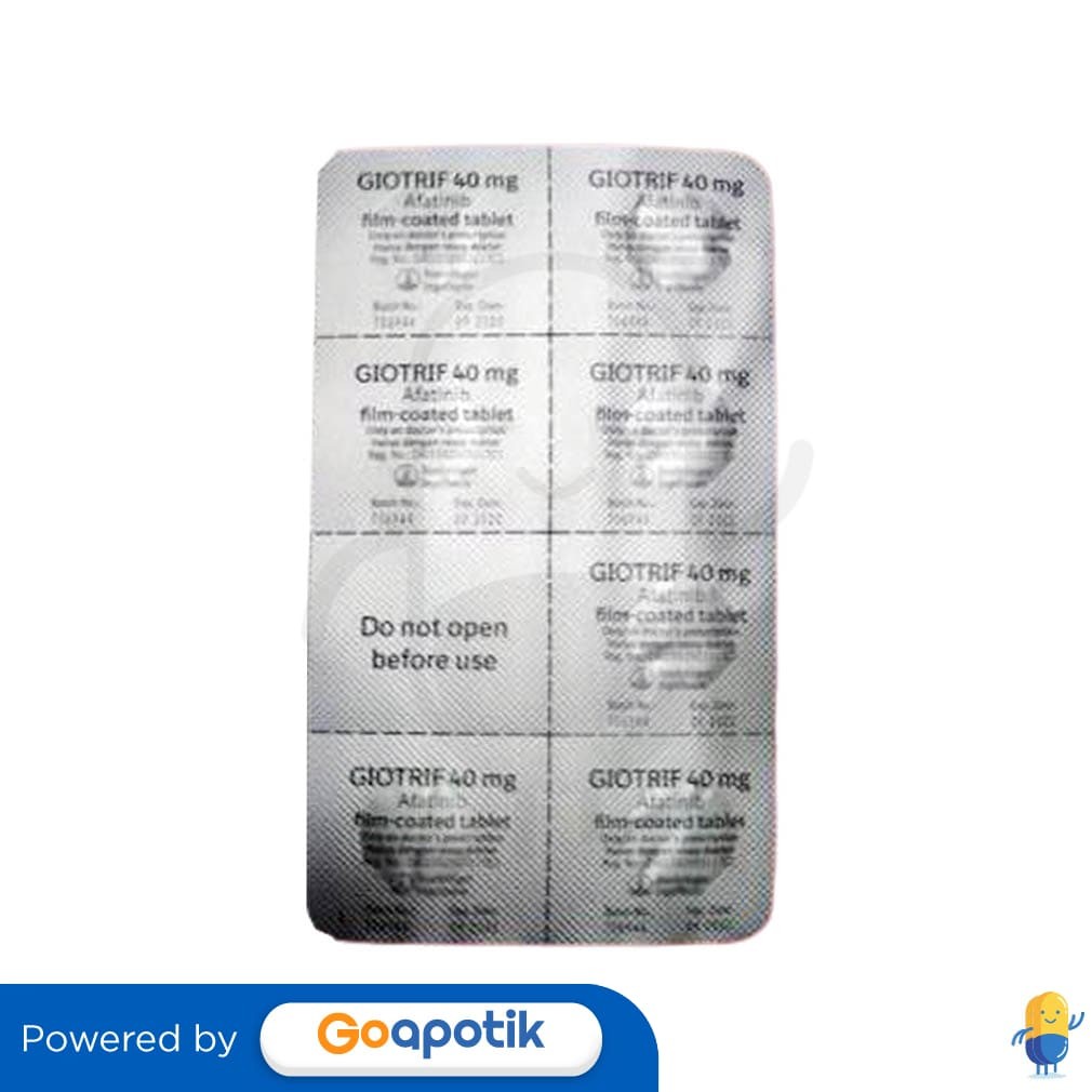 Giotrif 40 Mg Strip 7 Tablet