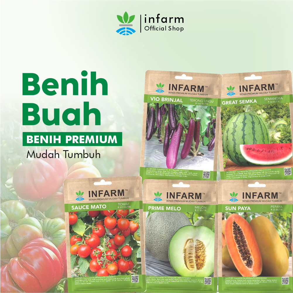 BENIH JAYA - Benih Buah Super Bibit Sayur Unggul Benih Buah Lengkap, Benih Buah Berkualitas Bibit Bu