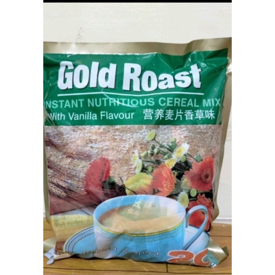 

NEW GOLDROAST MINUMAN CEREAL INSTANT - VANILLA PREMIUM