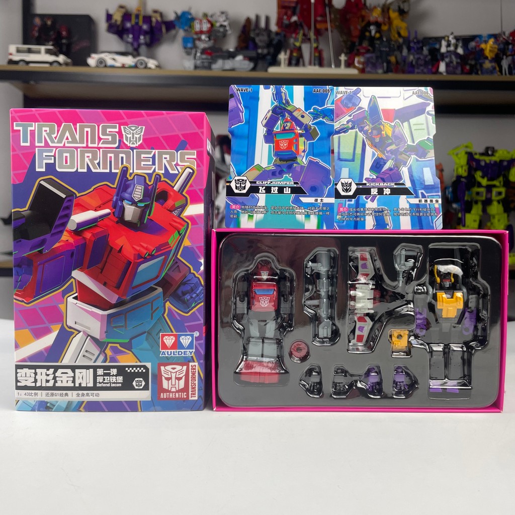 AULDEY Transformers AAE Optimus Prime Arcee Sunstorm Starscream Soundwave Jazz Cliff Jumper Kickback