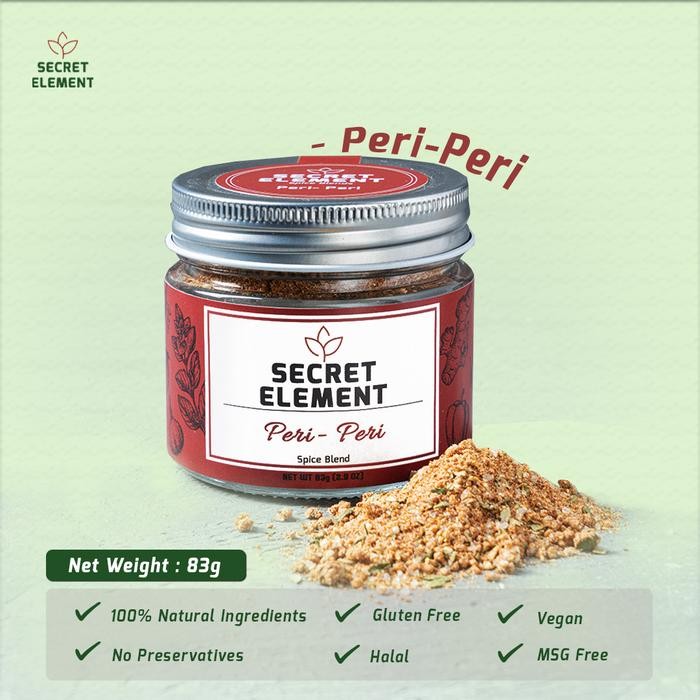 

Secret Element - Peri-Peri Spice Blend - BBQ Series - Bumbu Ayam Portugis