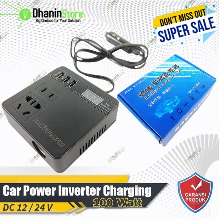 Kit Inverter 12V DC Ke To AC 220V Mini Mobil 150watt