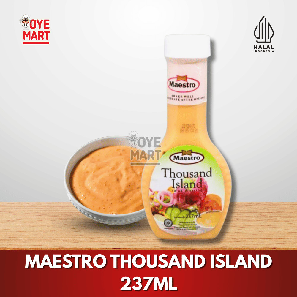 

MAESTRO THOUSAND ISLAND 237ML/SALAD DRESSING