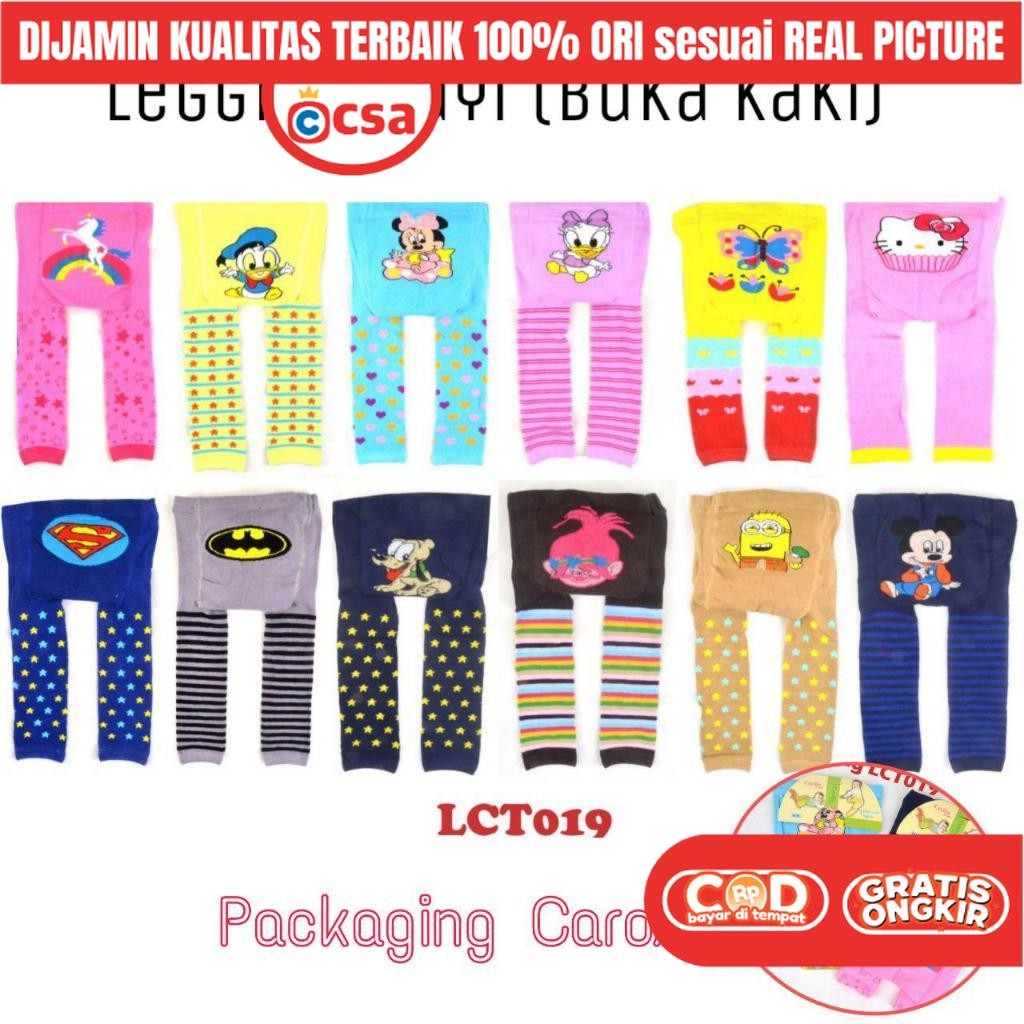 Celana Legging Kaos Stocking  Anak Bayi Perempuan Laki Laki Tutup Buka Kaki  0 6 12 Bulan Import