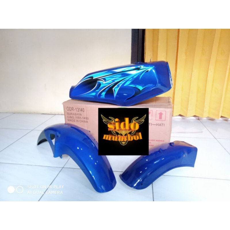 paket rx king - tangki rx king tahun 2006 warna biru movistar bagus berkualitas