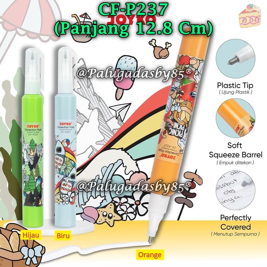 

(1 Biji) Correction Fluid JOYKO CF-P237 / Cairan Koreksi Penghapus Cair Joyko CF-P237 (1 Biji)