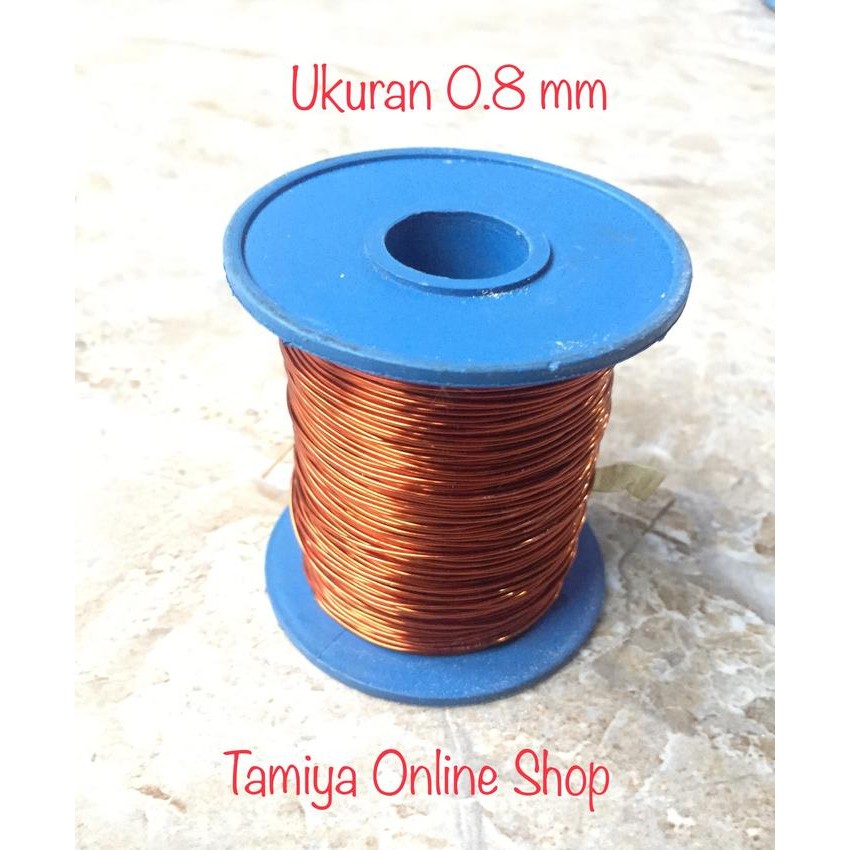 Kawat Email Tembaga Jerman - Ukuran 0.8 mm / meter