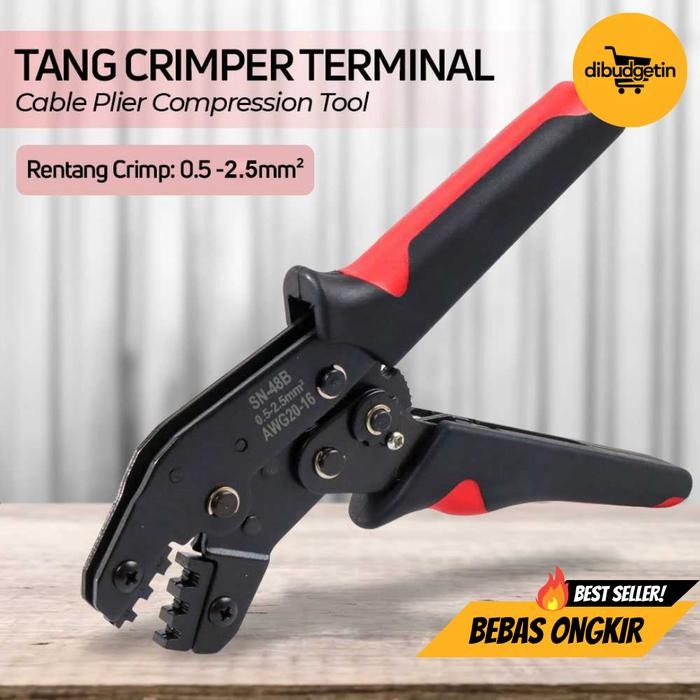

Tang Crimper Terminal Cable Plier Compression Tool - CINLINELE SN-48B