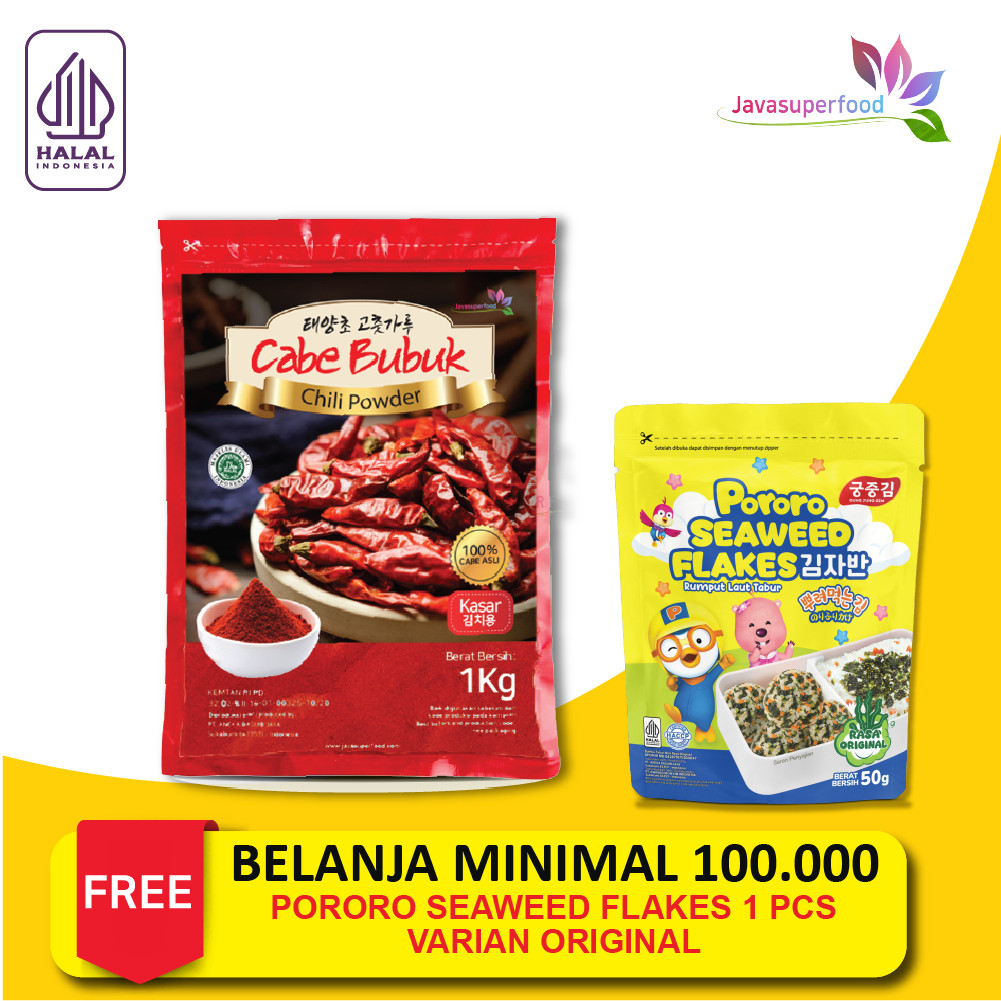 

BUBUK CABE KASAR / CHILI POWDER KOREA 1 KG