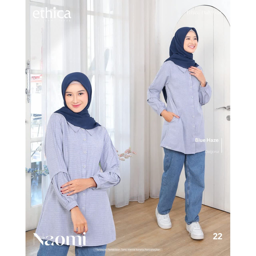 ETHICA TUNIC DEWASA NAOMI 22 BLUE HAZE