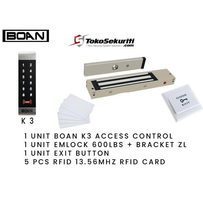 

Paket Murah Access Control Boan K3