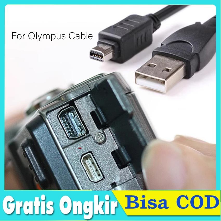 Kabel Data USB Kamera Olympus 1.5M - Untuk CB-USB5 / CB-USB6 EM10 II EPL9 mju9000 SP560UZ E-M1 E-P5 