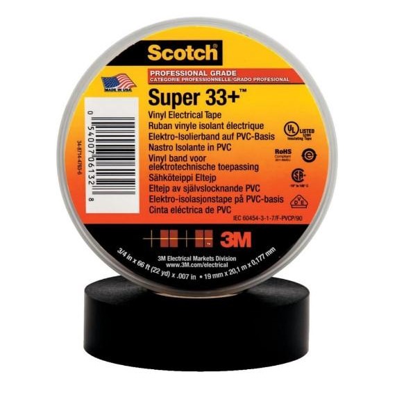 

ORIGINAL 3M Scotch Super 33+ Vinyl Electrical Tape - Isolasi Listrik
