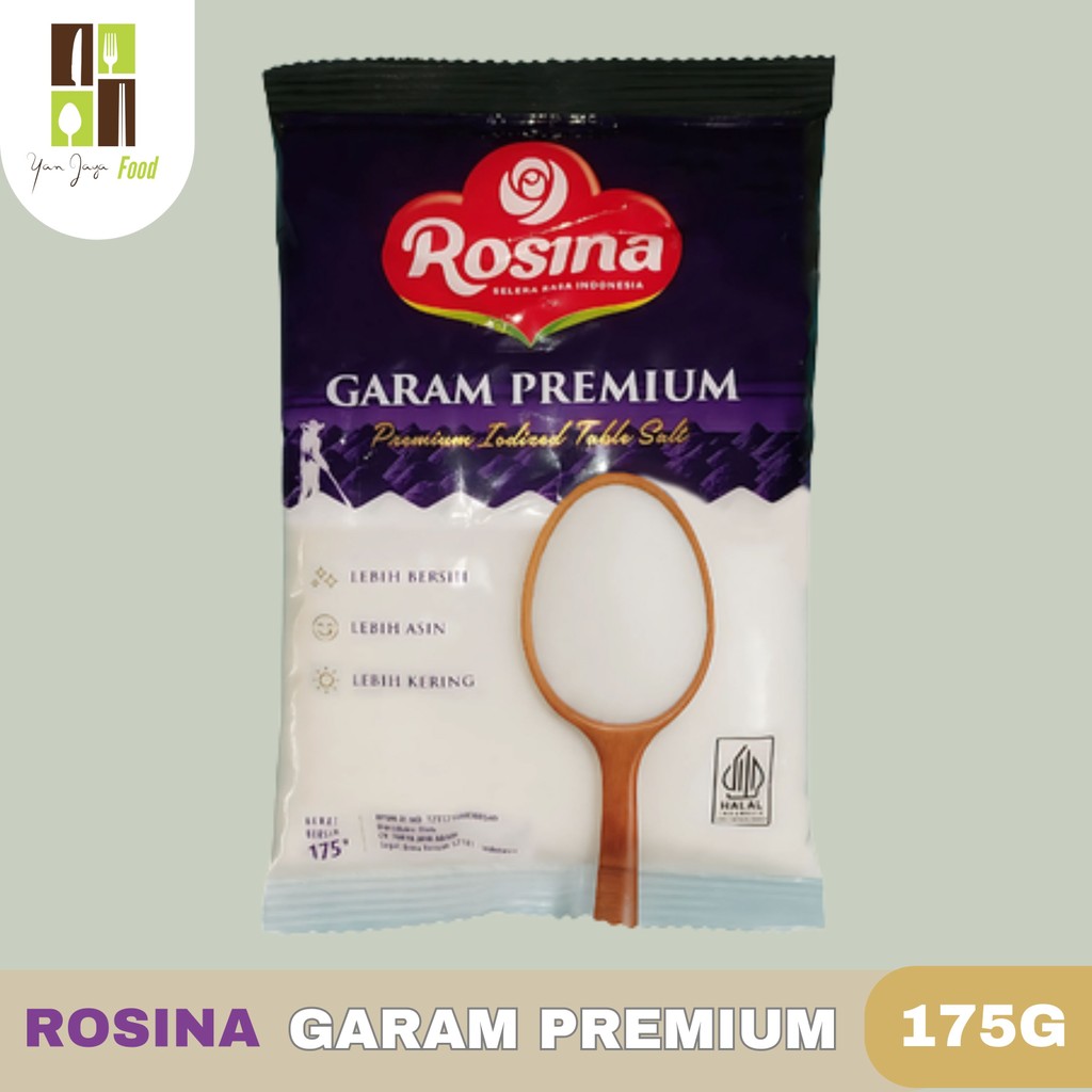 

Garam Rosina 175g / Garam Masak / Garam Dapur / Garam Halus 175g