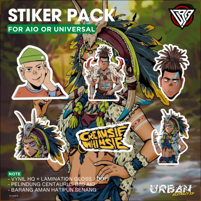 

Stiker / Sticker Pack AIO ALL IN ONE VP Brand Part 1 by Catalyst Handicraft