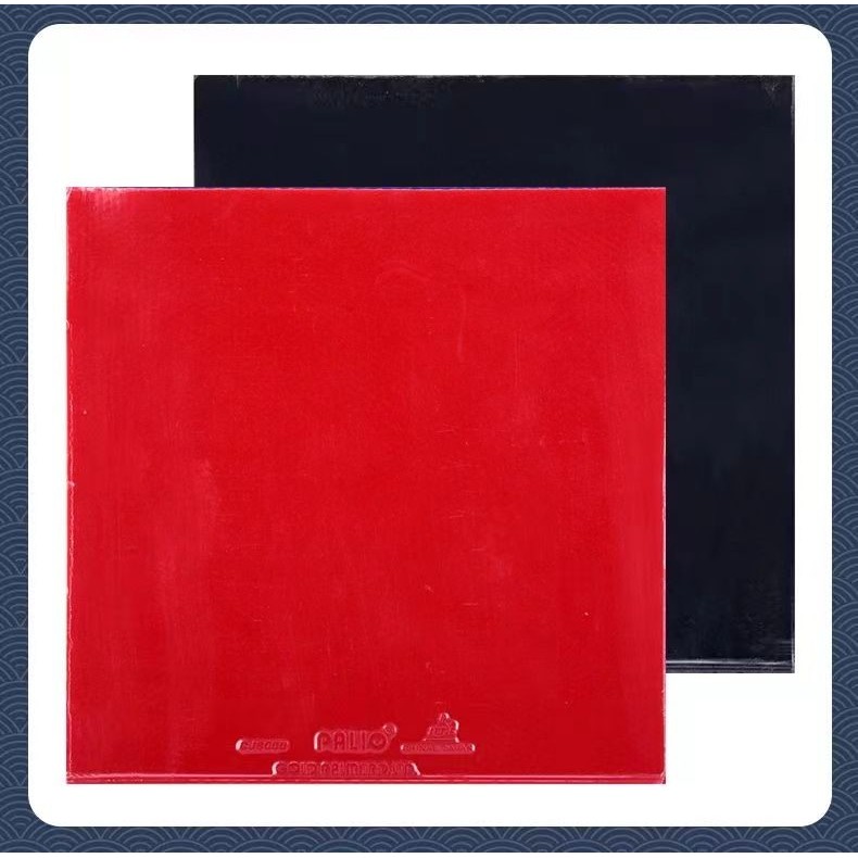 Authentic Palio CJ8000 Provincial Blue Sponge Table Tennis Racquet with Rubber Free Quick Attack Cir