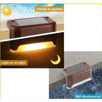 ASS LAMPU PAGAR LAMPU SOLAR SEL LAMPUR TANGGA LED PAGAR LAMP LAMPU PAGAR TERAS TAMAN LAMPU SIKU