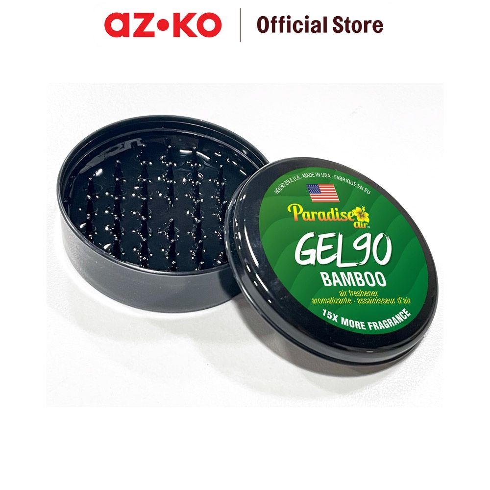AZKO Paradise Air Bamboo Pengharum Mobil Slim Gel 90 Pewangi Mobil Kaleng Aksesoris Interior Mobil A