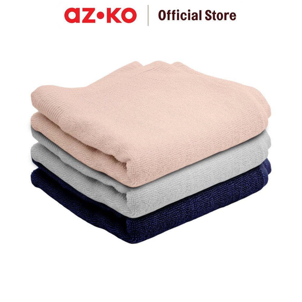 AZKO Forhom Handuk Olahraga Wavy Sports Towel Cotton Anduk Leher Serbaguna Handuk Kecil Travel