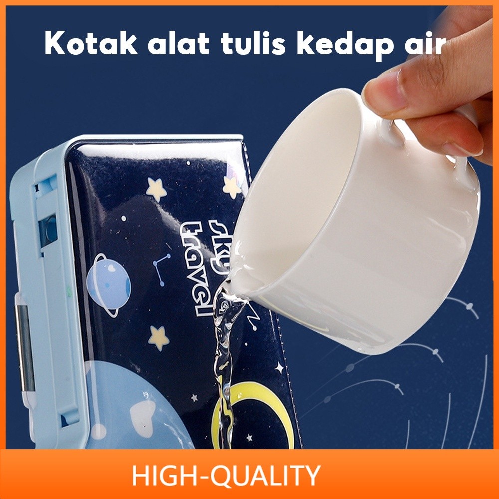 

【COD】Kotak Pensil Motif Karakter Multifungsi Premium Tempat Pensil Serbaguna