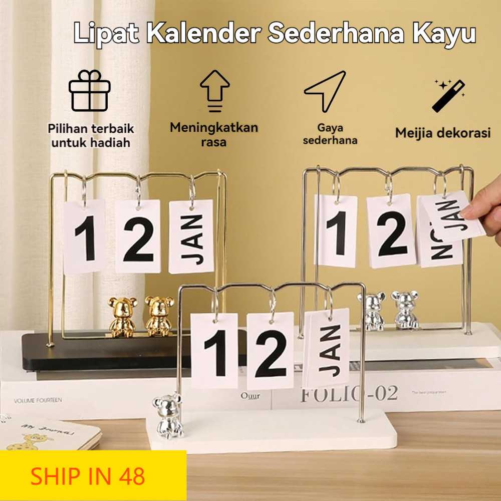 

SHIP IN 48 Beruang Kalender Ornamen Ruang Tamu Ruang Kantor Kalender Desktop Kantor Kreatif Kerajinan Logam Besi Eropa Bear Calendar Ornament Living Room Office Desktop Calendar Creative European Iron Metal Crafts