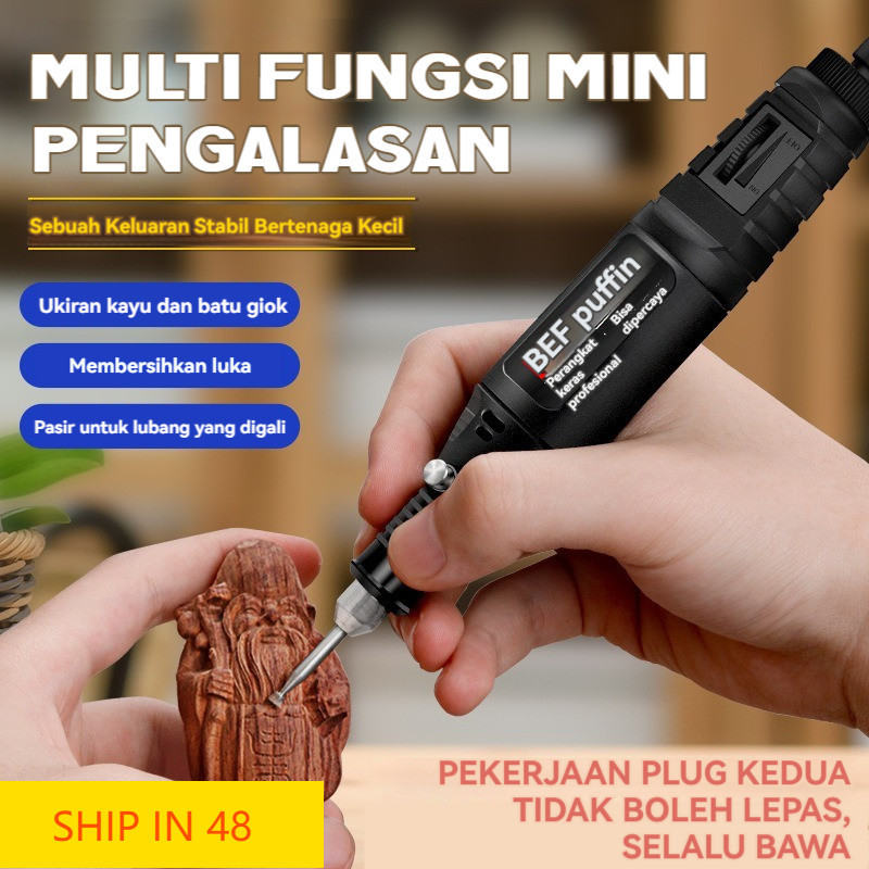 SHIP IN 48 Bor Mini Grinder Set Mesin Ukir Poles Gerinda Listrik Alat Ukir Grafir/ Alat Ukir Kayu /A