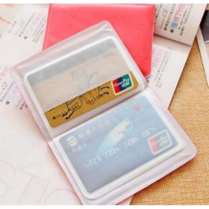 DOMPET KARTU PLASTIK - DOMPET KARTU MINI - DOMPET KARTU TRANSPARAN - CARD HOLDER