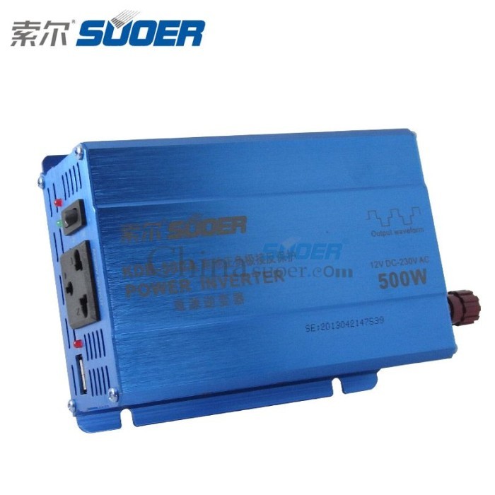 Solar Power Inverter 500 Watt 12V Suoer KDB-500A