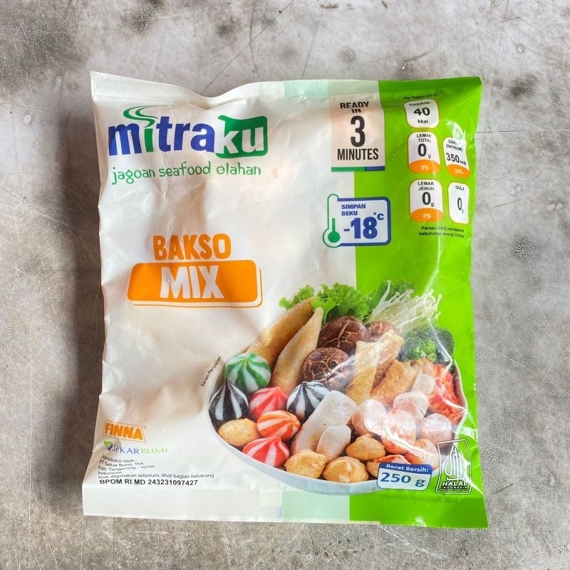 

Mitraku Baksomix Jagoan Seafood Olahan 250gr