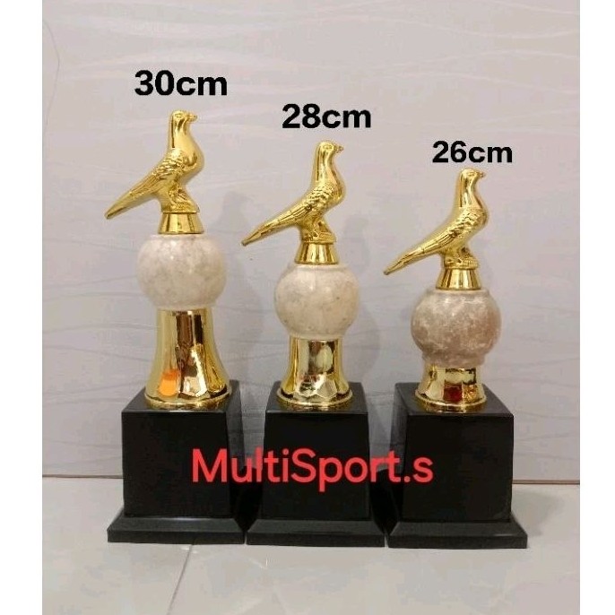 PIALA TROPHY LOMBA BURUNG MERPATI MARMER 1 PC