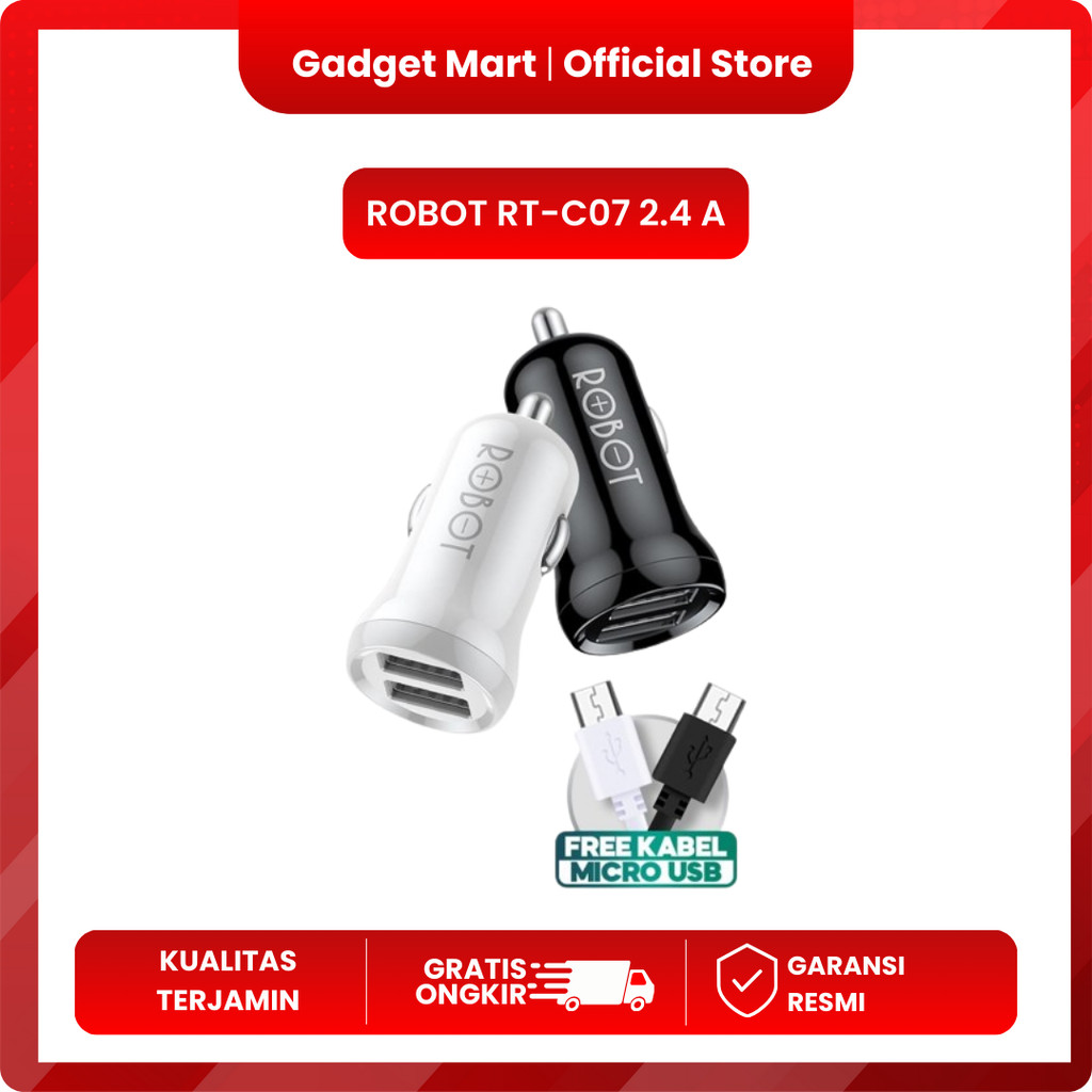 CHARGER MOBIL ROBOT RT-C07 2.4A
