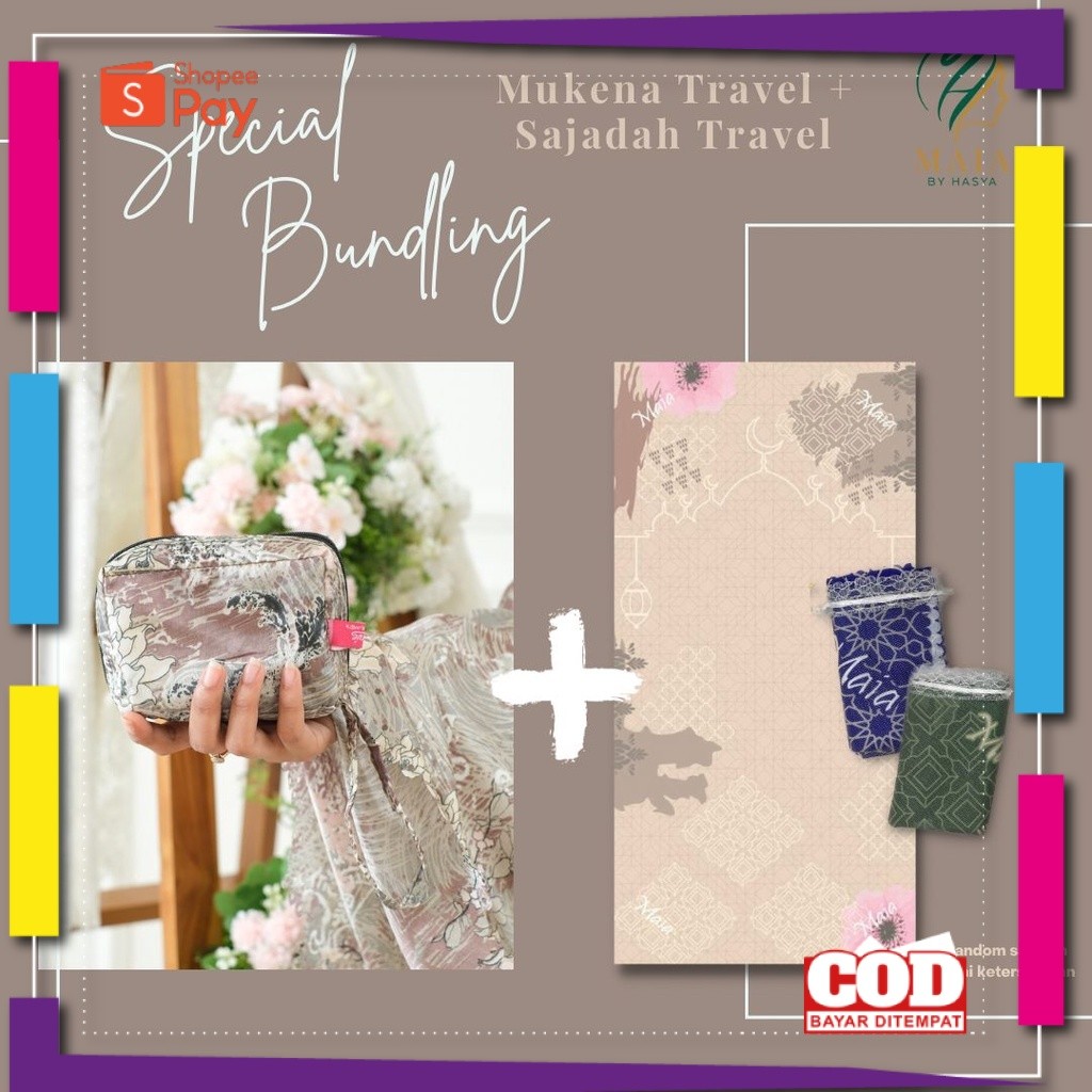 [PREMIUM ORIGINAL] MAIA BY HASYA - [PROMO SPESIAL RAMADHAN IDUL FITRI] Paket Bundling Mukena Sarah M