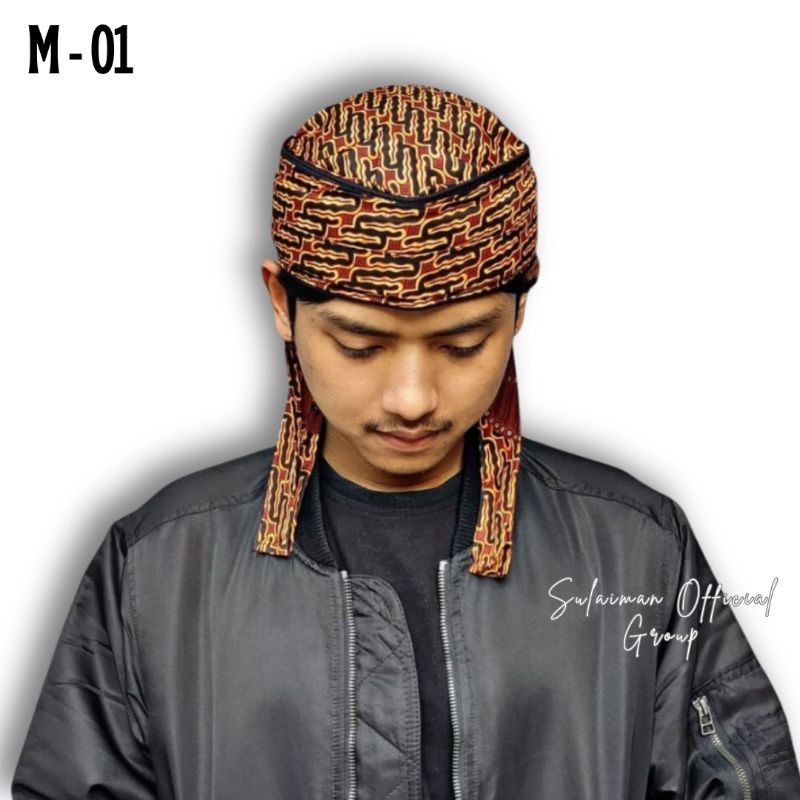 Ikat Kepala Sunda Motif Batik Kujang Siliwangi Macan Padjadjaran Banser Azzahir Psht Blangkon Jawa J