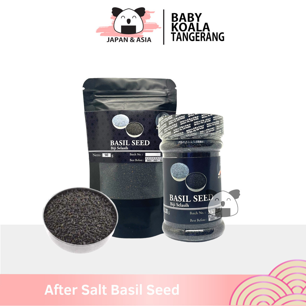 

AFTER SALT Basil Seed 50 g | Biji Selasih - BKT