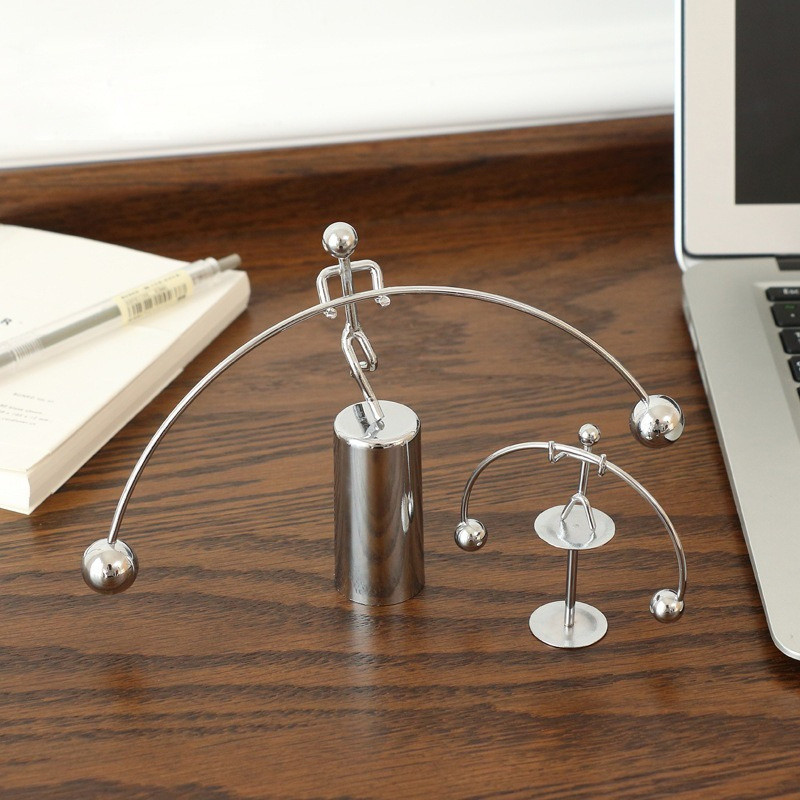

2023 New Newton Cradle Balance Steel Balls School Teaching Supplies Physics Science Pendulum Desk Toy Gifts Home Decoration