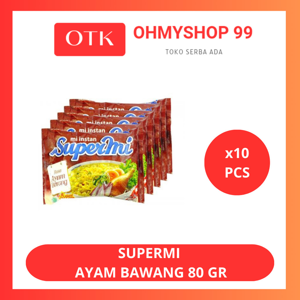 

Supermi Ayam Bawang 10x80gr