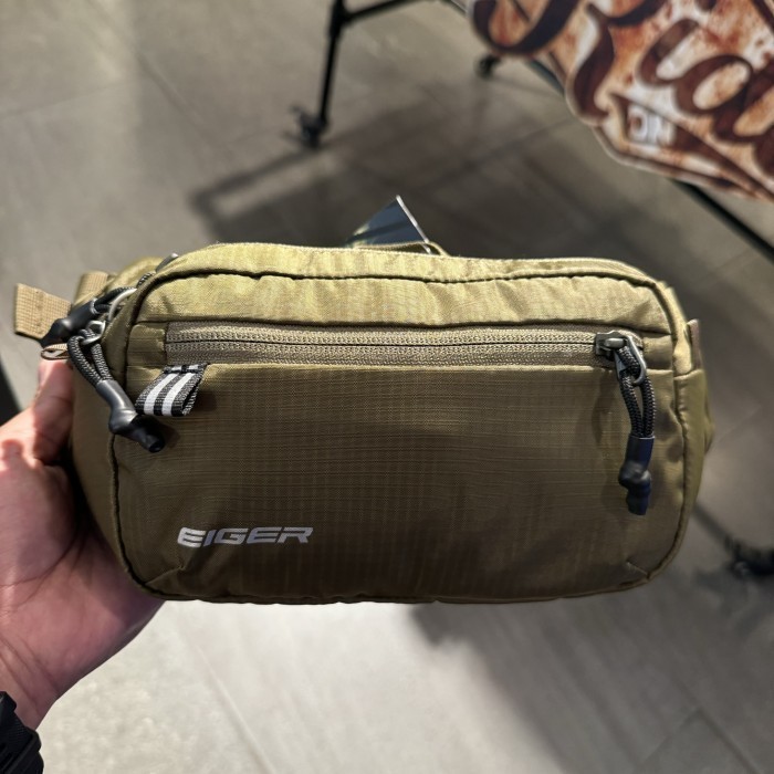 EIGER IRIDIUM 2L FOLDABLE WAISTBAG - OLIVE