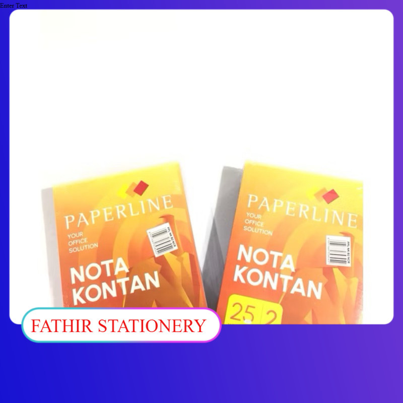 

Nota Kontan Paperline Besar/Kecil 2 Ply / Pack Isi - 10 Buku