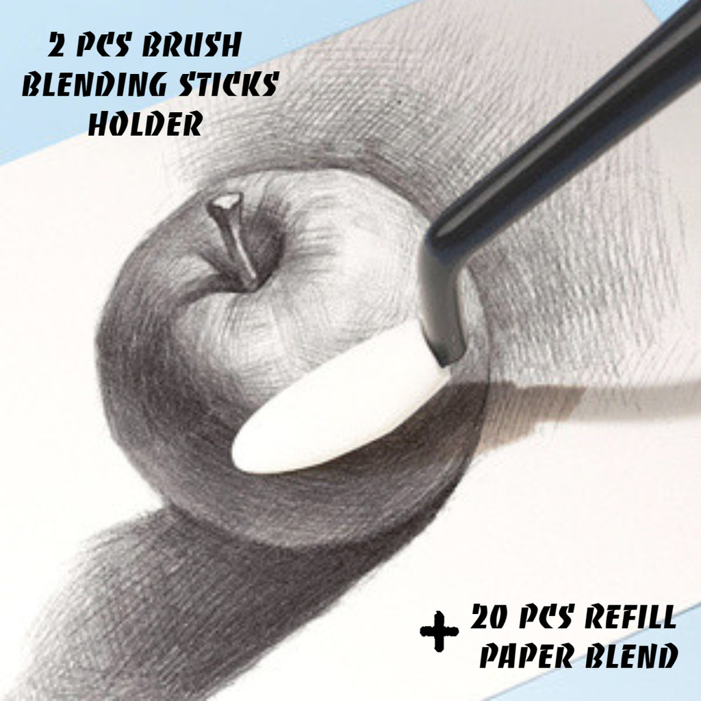 

SET KUAS SKETSA UNTUK BLENDING TIPE R20212 DENGAN 2 PCS TOOLS KNIFE DAN 20 REFILL BLENDING TOOLS