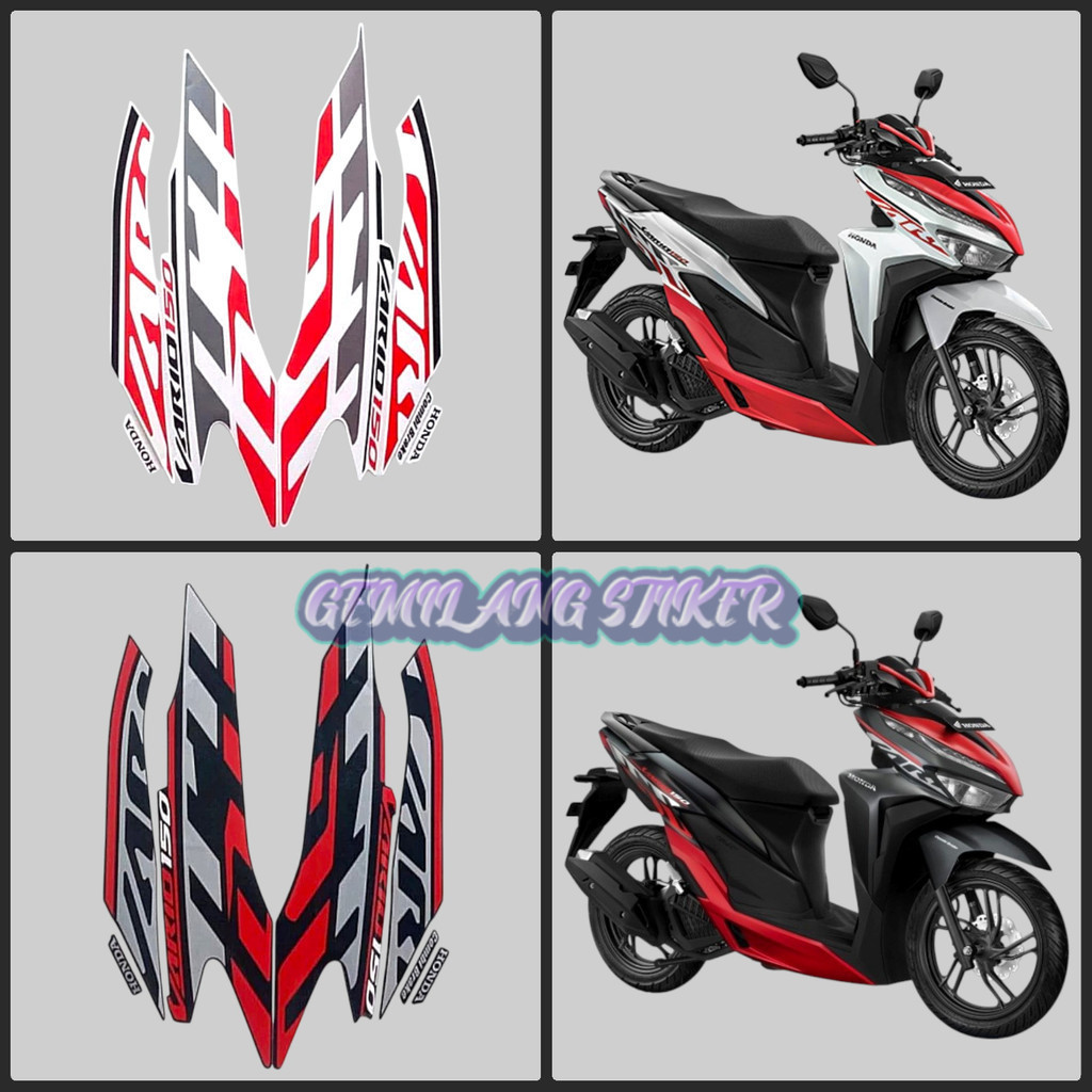 Striping Sticker Honda Vario 150 2020 2021 sporty Fullset Body Motor