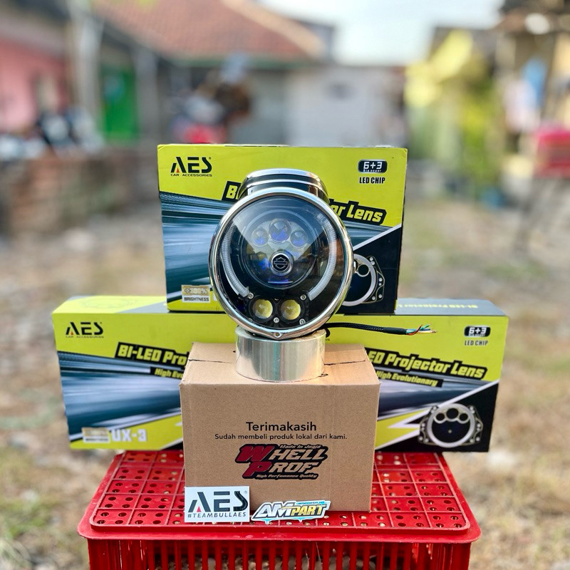 BILED AES UX 3 RGB SET MINI LASER BATOK CD WHELLPROF WP REFLEKTOR HD