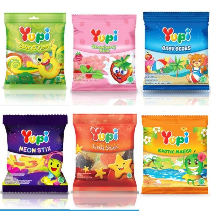 

Yupi Gummy Candy Sac 110gr / Jelly Aneka Rasa