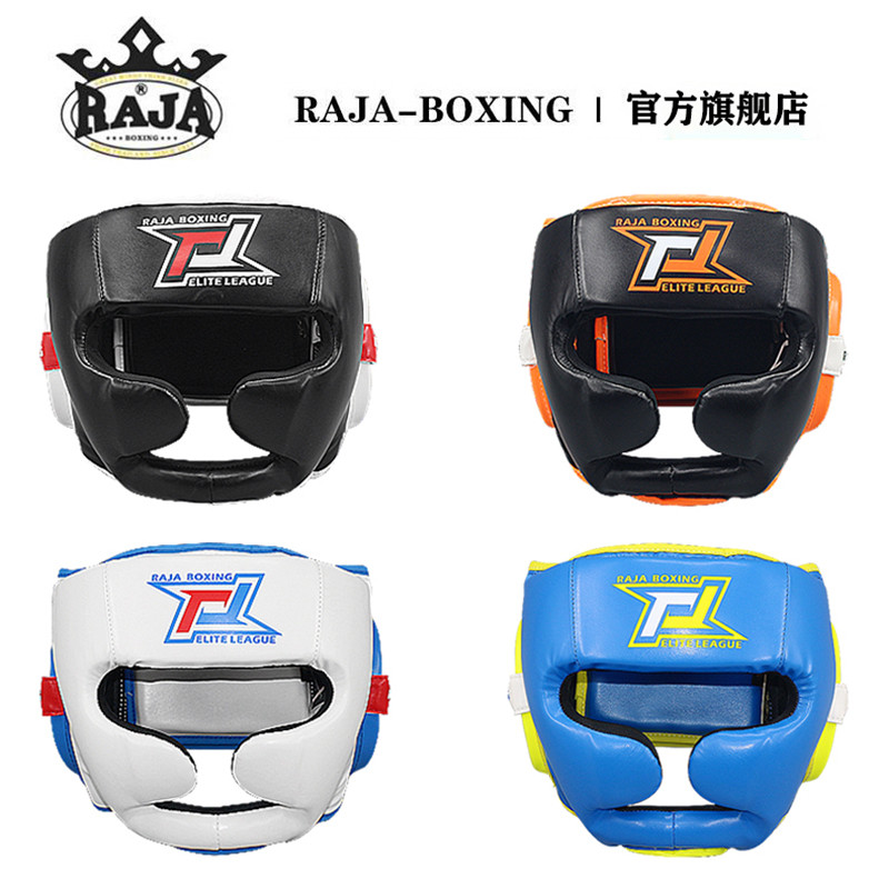 Raja Boxing Headgear MMA Muay Thai Taekwondo Kickboxing Sparring Martial Arts Taekwondo Helmet Full 