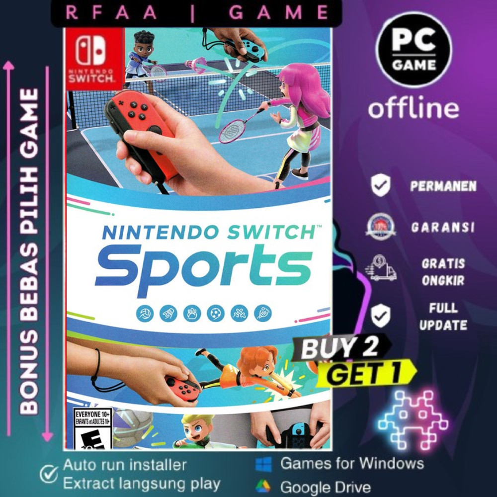 NITENDO SWITCH SPORTS | FORMAT XCI NSP NSZ | GAME GAME PC EMULATOR - LAPTOP - ANDROID
